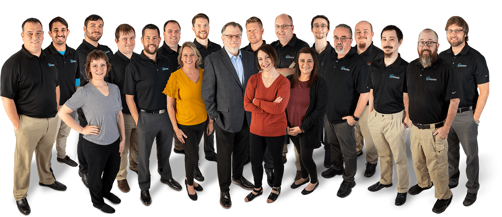 Image of a group of 22 people.